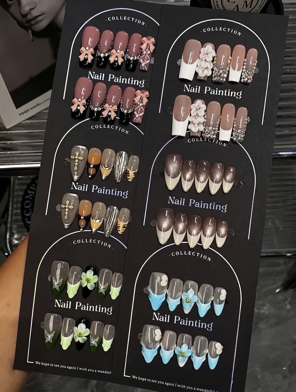 Collection Board I press-on nail style reference